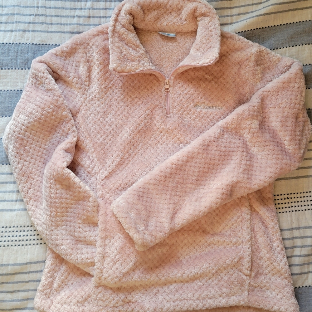 Columbia Women's Soft Pink Teddy Jacket